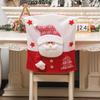 Christmas Chair Back Covers Gnome Chair Covers Xmas Dining Chair Covers For Home Kitchen Dining Room Decor