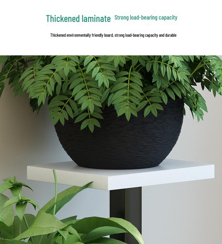 Εσωτερική Πολυεπίπεδη Σιδερένια Βάση Λουλουδιών για Σαλόνι και Μπαλκόνι