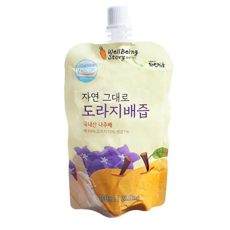 Natural bellflower pear juice 100mlx30 packet spout, 100ml, 50 pieces