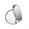 Stainless Steel Makeup Mirror Heart Square Round Shapes, Metal Vanity Mirror for Personal Use
