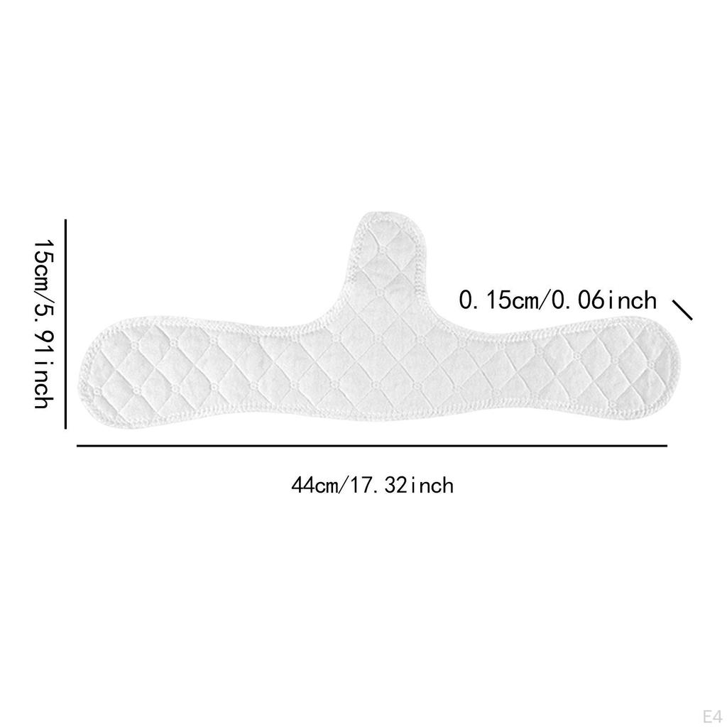 10 Piezas Forros de Algodón para Sujetador Almohadillas para el Sudor Cómodas Reutilizables para Debajo de Suministros para el Sudor para Mujeres