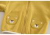 2025 Spring/Autumn Baby Cartoon Double-Sided Fleece Hooded Jacket for Boys & Girls