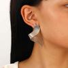European & American Cold Style Metal Stud Earrings: Retro, High-End, Smooth Design with Personality Ear Cuffs