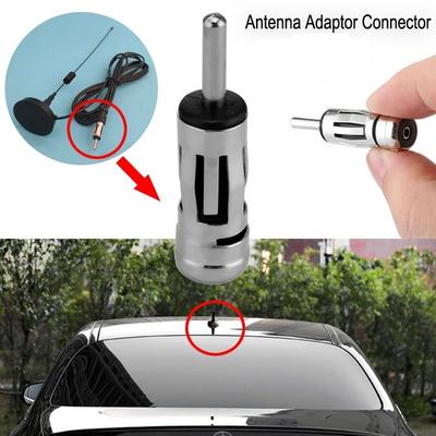New Vehicles Auto  Aerial Plug Car Radio Stereo ISO To Din Antenna Mast Adapter