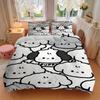 3pcs Cute Puppy Print Bedding Set, Breathable and Soft, Suitable for All Seasons, Ideal for Home Use, Suitable for Bedroom Decor yy250821236