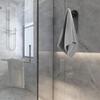 Waterproof Stainless Steel Adhesive Shower Hook Rustproof Bathroom Wall Hook for Towel Bathrobe