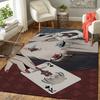 1Pc Cards Fantasy Rug, Office Carpet Indoor Outdoor Doormat, Non-Slip, Comfortable, Living, Christmas Halloween,  Xmas Gift S1633