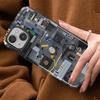 Handyhülle für Apple iPhone 17 Air 11 Plus 16 XS XR 13 14 15 16e 12 Pro Max Weiche Hülle Capa Schaltkreisstrukturdiagramm