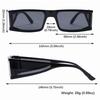 1Pc Brand Designer Small Sunglasses Punk Sunglasses for Women Fashion Retro Rectangle Sun Glasses UV400 Shades Eyewear Hot Sale