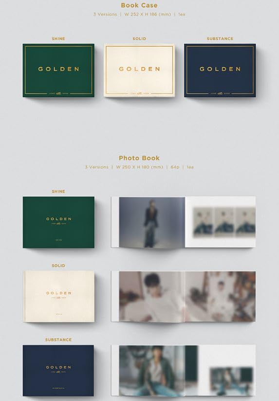 Golden (Shine Ver.) – Jung Kook (BTS) [CD / Korean Edition]