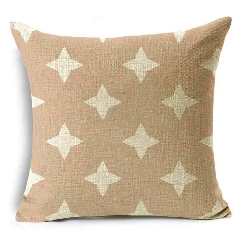 The Same Color Stitching Series Pillow Cover Creative Geometric Sofa Bay Window Bedside Cushion Cover 40*40cm/45*45cm/50*50cm