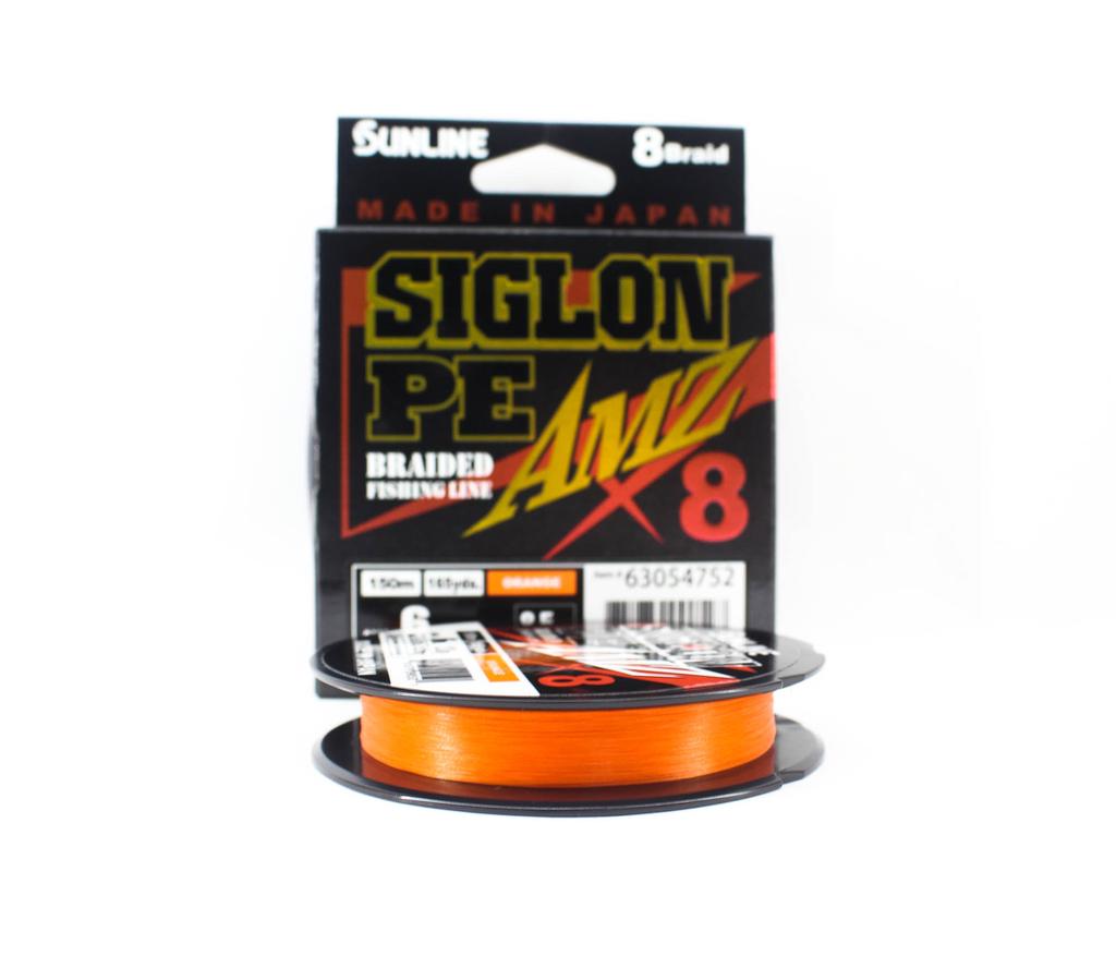 Sunline Linia PE X8 Siglon AMZ 150m PE 0,5 6LB Pomarańczowy (0527)