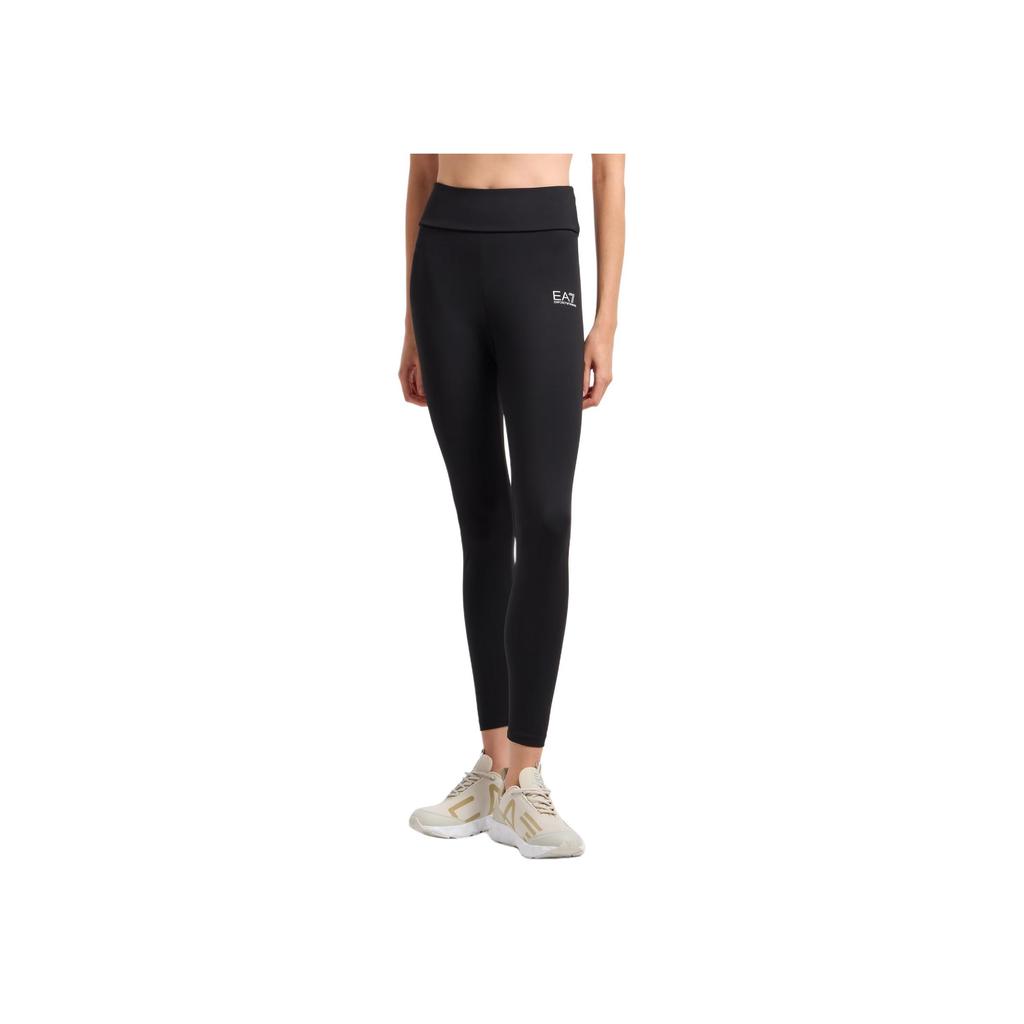 Emporio Armani EA7 Elastic Waist Logo Leggings Women leggings Black 7W000232-AF12625-UC001