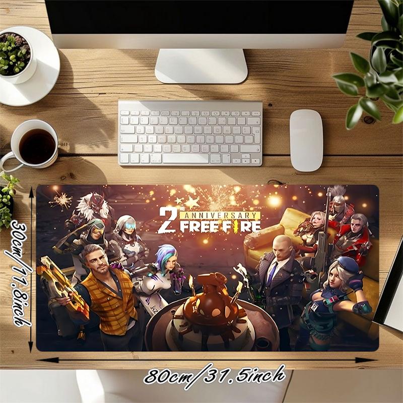 1Pc Fantasy Heroes Unite Gaming Mouse Pad Keyboard Desk Mat Non-slip Rubber Lock Edge Waterproof Computer Mousepad for Office Home Decor Ek117