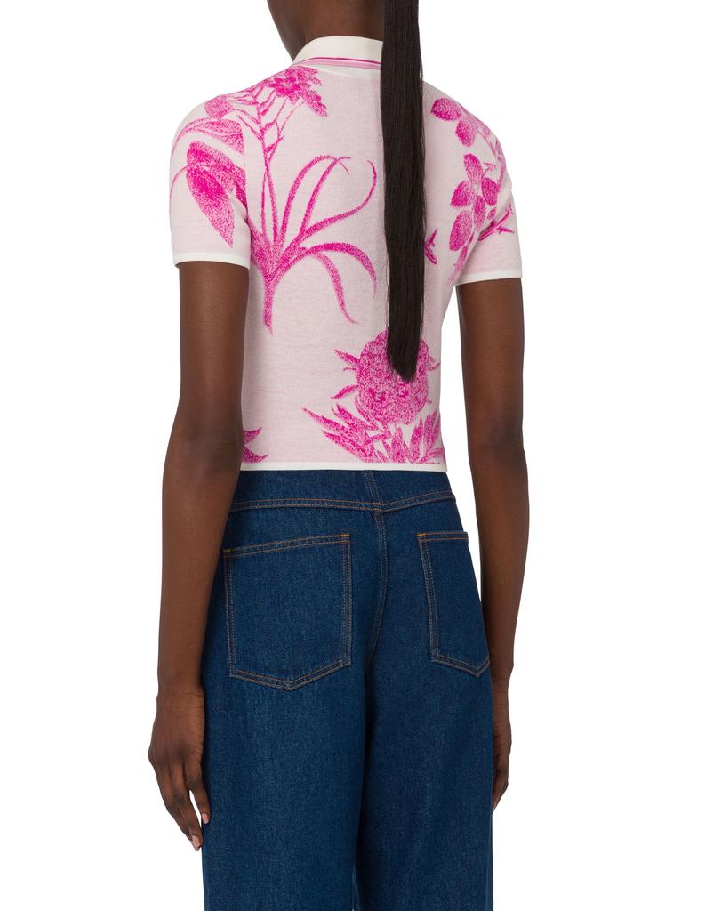 MOSCHINO Sanderson Flower Polo Knit