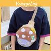Pattern Mushroom Cute And Portable Function Children Trendy Nylon Wallet Chest