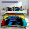 3pcs Custom Name Poppy Playtime Bedding Set,Includes 1 Duvet Cover and 2 Pillowcases,All-season Bedroom Decor