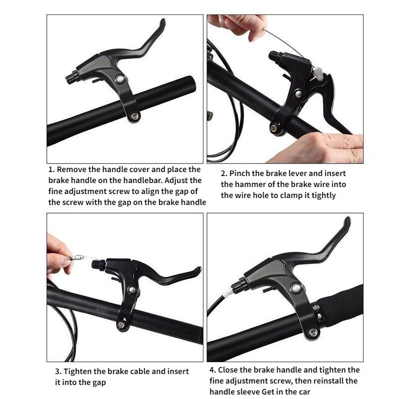 1 Pár Hliníková Slitina Kolo Brzdová Páčka Pasuje na Řídítka 22,2 mm Ultralehká Cyklistická Brzdová Páčka Univerzální V-Brake