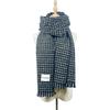 New Angela red scarf women's thickened long autumn and winter senior sense versatile simple plaid warm scarf