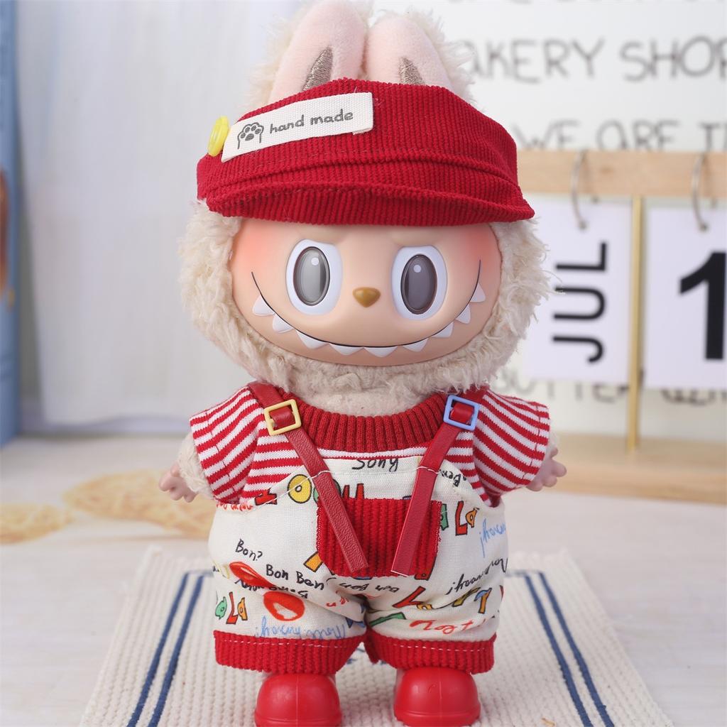 Lapupu 17cm Christmas Doll Clothes: First & Second Gen Sit-Sit Party Sweater