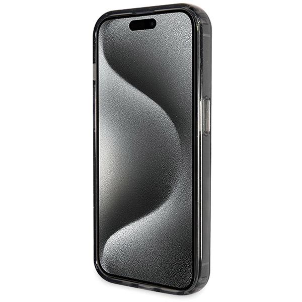 Guess Guhmp13Xhrsgsk Iphone 13 Pro Max 6.7 Czarny/Black Hardcase Ring Stand Script Glitter Magsafe
