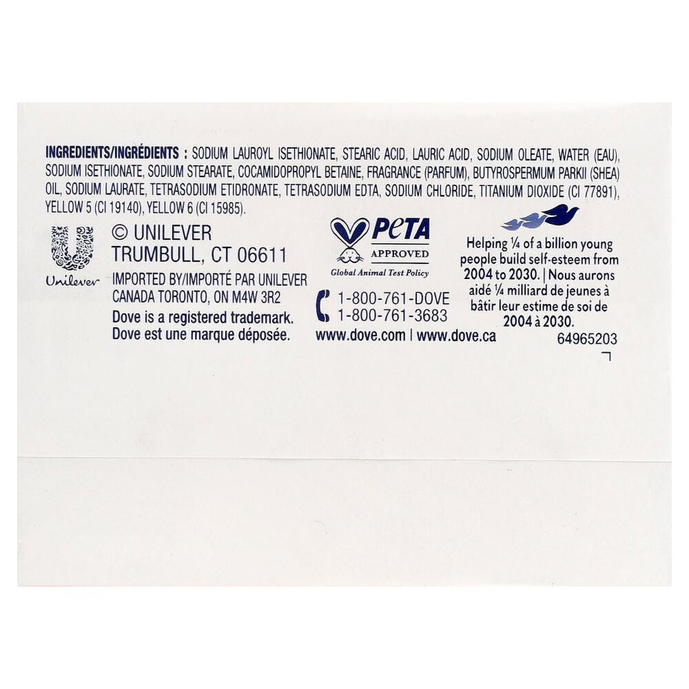 Dove Beauty Riegel Seife Sheabutter & Vanille, 6er-Pack (106g / 3.75oz Jedes)