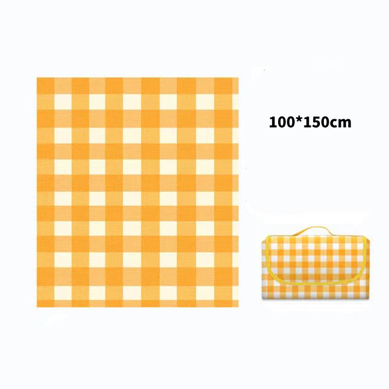 

Мат Пикник Уличный Утолщенный Дизайн Пляж Весенние Прогулки Кемпинг Водонепроницаемые Маты 100*150cm жёлтый