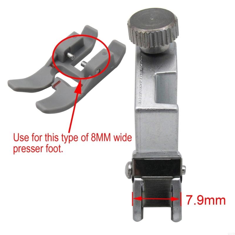 Metal Sewing Presser Foot Connector Bracket Sewing Presser Foot Fasteners Attachment for Sewing Hemming Fabric Crafting