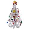 Christmas Tree Children's Handmade DIY Stereo Wooden Christmas Tree Scene Layout Christmas Decorations Ornaments 17 19cm Height