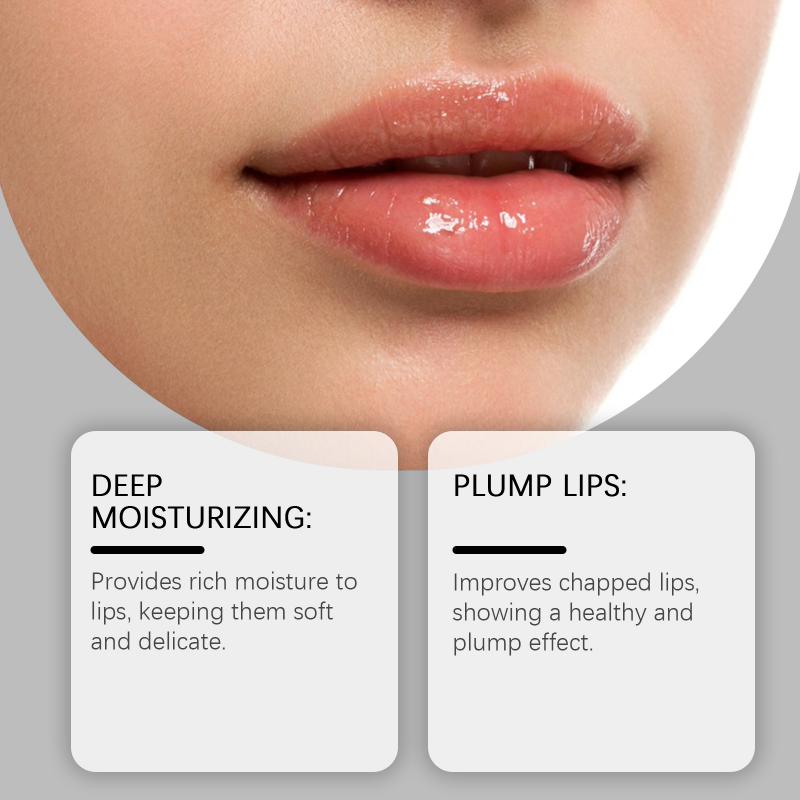 Hydrating Lip Balm for Dry Lips - Moisturizing Nourishing Lip Care with Hyaluronic Acid Daily Repair Natural Formula Lip Treatment