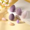 Non-Absorbent Beauty Sponge Set: Wet/Dry Makeup Egg & Cotton Pad Tools