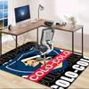 1pc Football Team Design Area Rug - Non-Slip, Soft & Cozy Floor Mat for Living Room, Bedroom, Office - Indoor/Outdoor Decorative Carpet