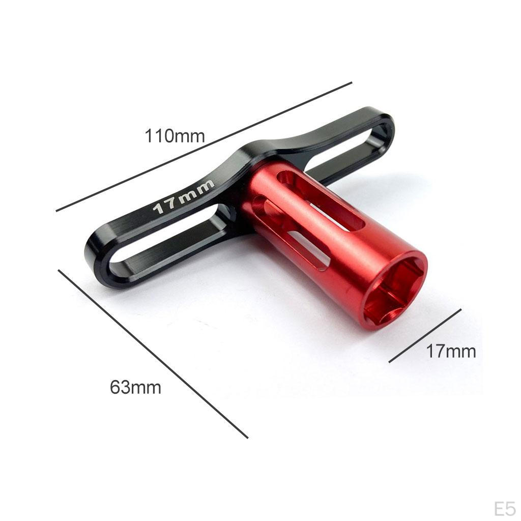 17mm Nuts Sleeve Wrench Repair Tool /8 RC Buggy Accessory