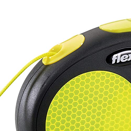 Flexi New Neon Cord Medium (Under 20kg), 5m [Dog Lead]