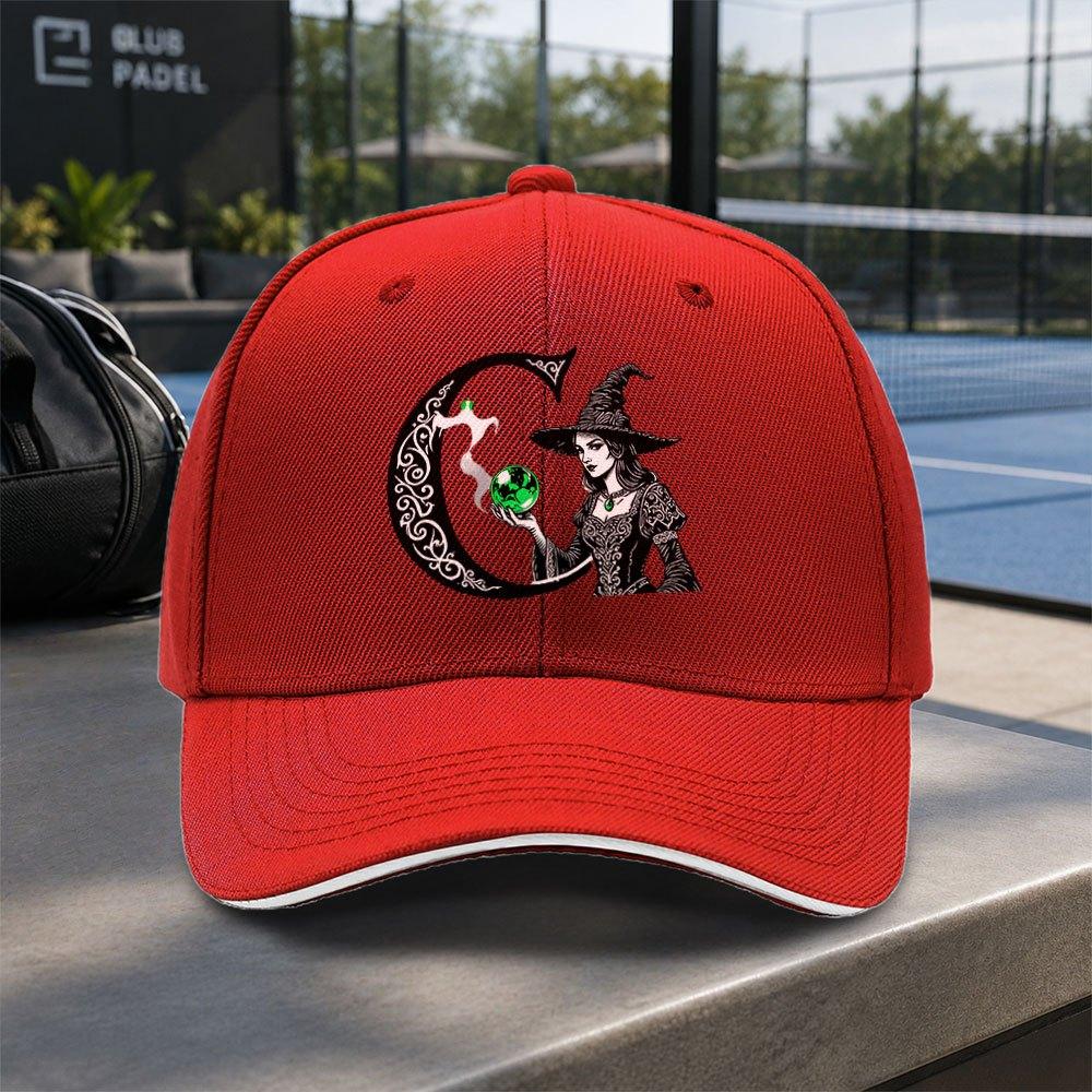 Witch Crystal Ball Pattern Adjustable Baseball Cap for Halloween Unisex Lightweight Outdoor Hat for Weddings  Parties