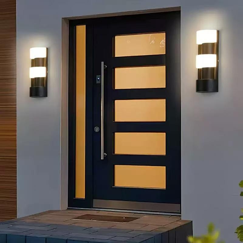 Nordic Outdoor Waterproof LED Wall Lamp for Courtyard or Indoor Use