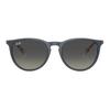 Ray-Ban Personalized Design Lucky Nylon Round Sunglasses Unisex Sunglasses Rubber-Blue 0RB4171F-681311