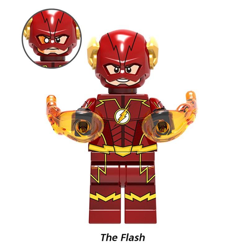 DC Comics Figurine Jouet Flash Minifigurines Éducatif Deadshot Vibe Blocs Briques Jouets X0188