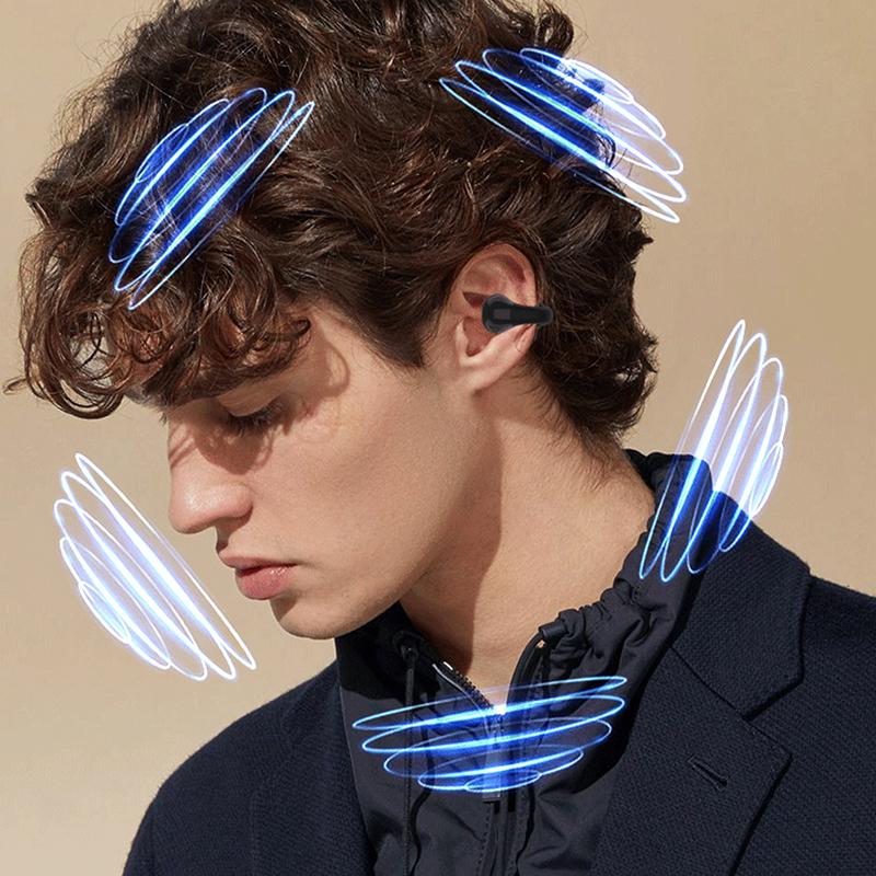 The  Air7 Ear Clip Bluetooth Headset High-Power Single-Ear Wireless Gaming Headset The Ear Concept Bone Conduction