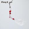 Wholesale Red Ball White Artificial Insect Cat Toys Teasing Stick Replacement Head Toy Feather Pet Toys Wand Accessories
