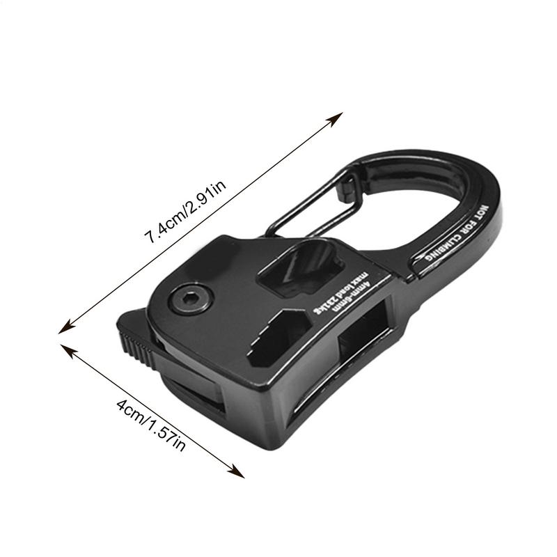 Camping Tent Rope Tightener Outdoor Aluminum Alloy Tensioner Portable Paracord Accessories Rust-Proof Rope Tightener for Travel