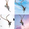 Pure Copper Retro Cat Pendant Necklace For Couples Fashionable And Cute Cat-themed Gift 75 Characters
