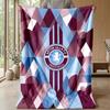 Coperta in Flanella con Stampa Aston Villa, Morbida Calda Leggera Coperta da Divano Letto Campeggio