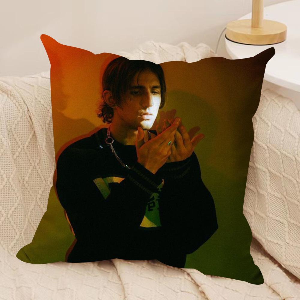 Singer Porter Robinson Cushion Cover Silky Short Plush Double-Sided Printed Pillow Case for Sofa All Seasons Home Decor Gift