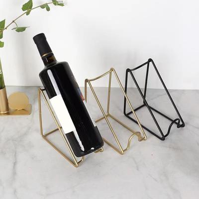 Wine Rack Display Stand Flexible Capacity Minimalist Design 1/2Grids Contemporary