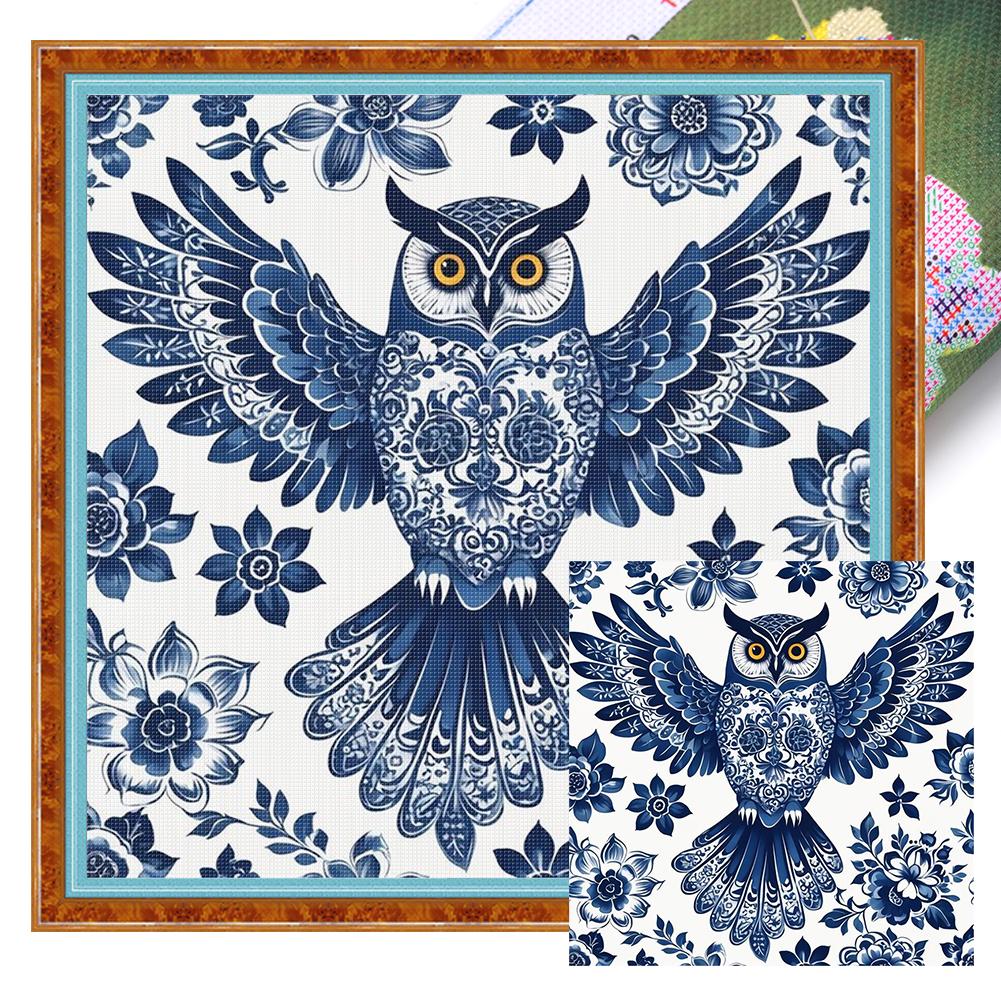 Kit Cusături în Cruce cu Imprimeu Animalier Set Artizanal de Broderie DIY 11CT Decorațiune pentru Casă
