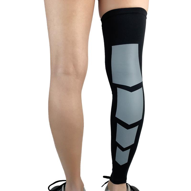 Footless Calf Knee Compression Sleeves Non-Slip Breathable High Stretch Leg Support Men Women Running Basketball