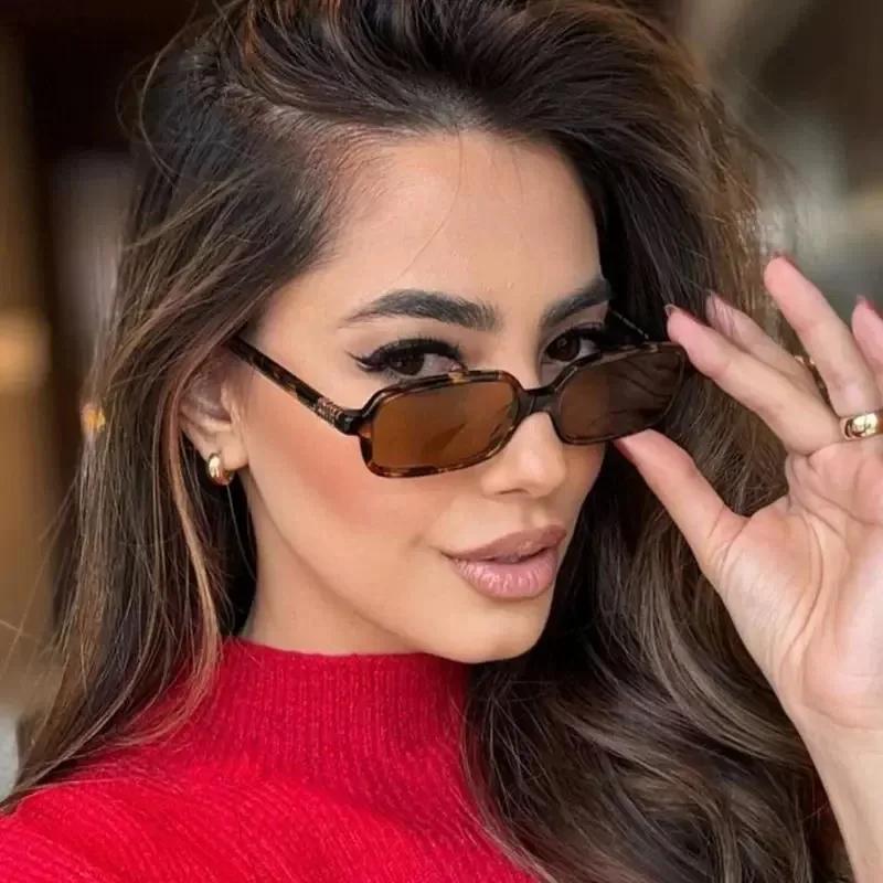 Small Frame Square Sunglasses Ins Street Photography Anti Blue Light Fashion Trend Versatile Shades for Men Women