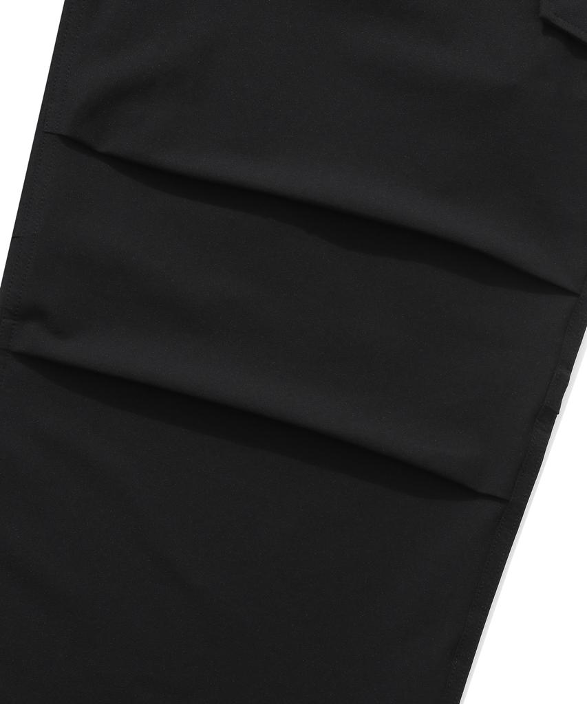 COVERNAT Parachute Semi-Wide Fit Cargo Pants Black