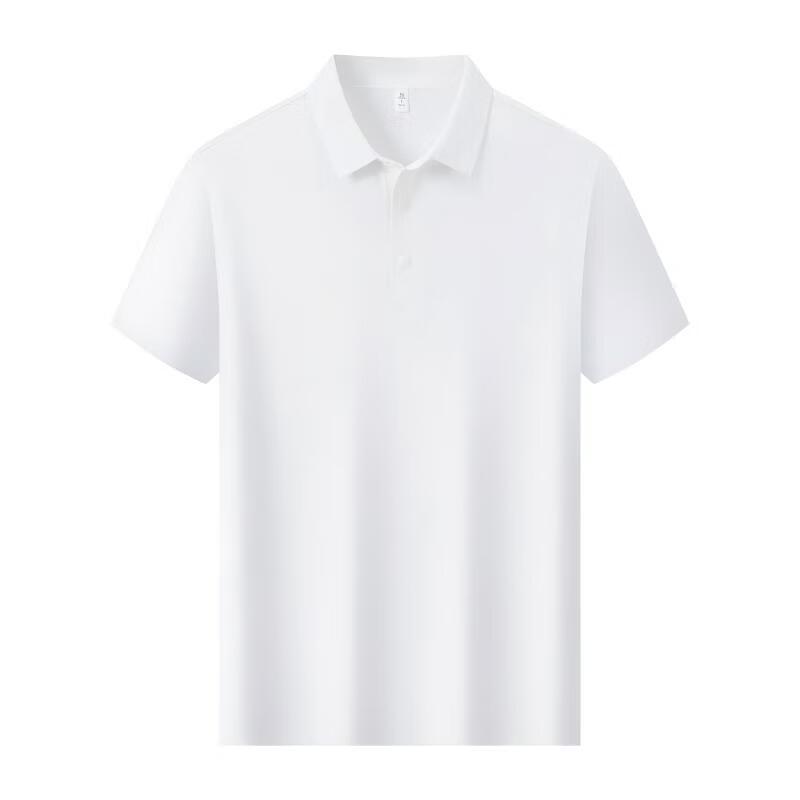 Qiaogrui Men's Ice-Feel Quick-Dry Anti-Bacterial Polo T-Shirt